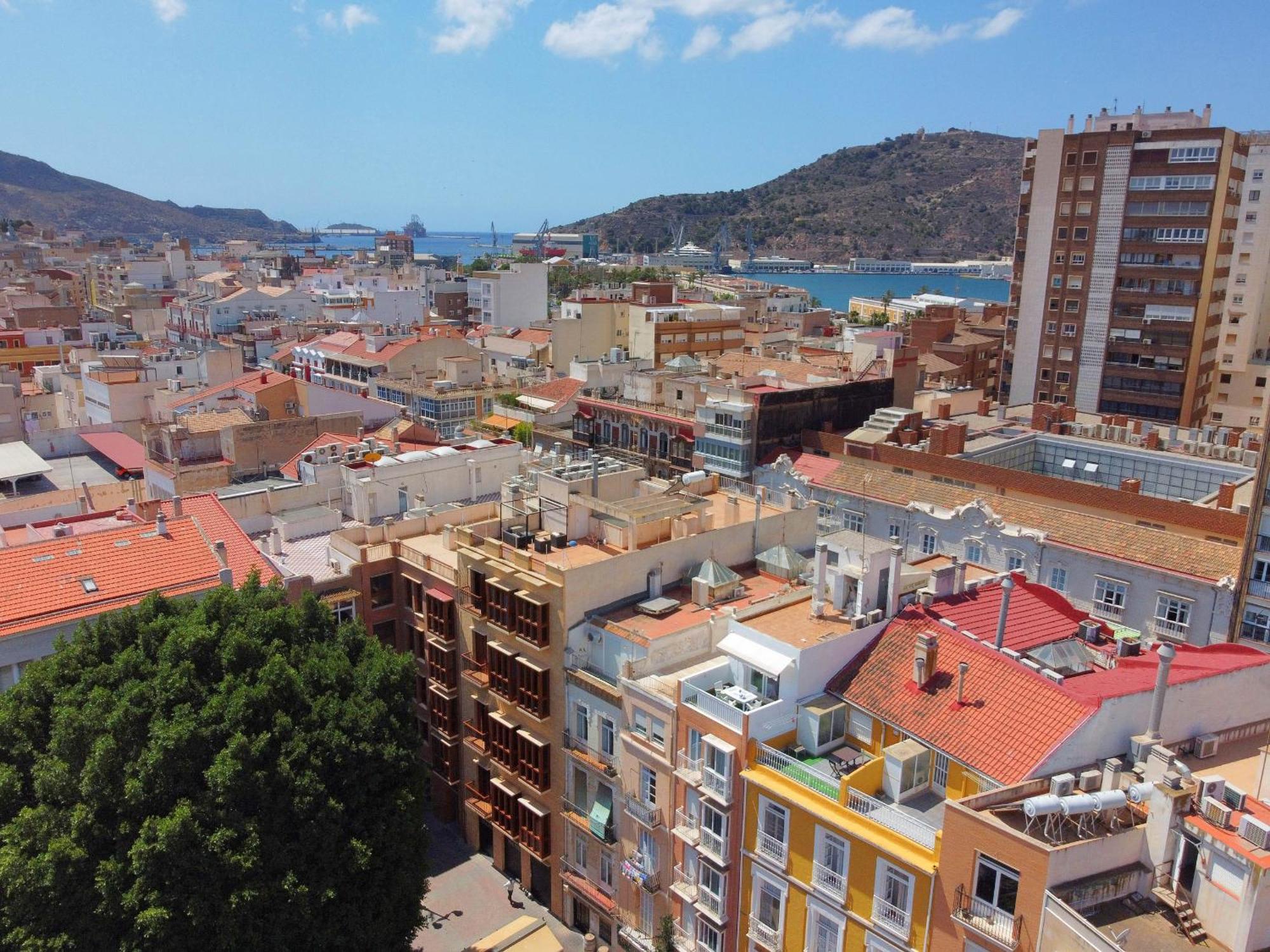 Apartamentos Nuevo Edificio Alba Cartagena Centro Parking Eksteriør billede